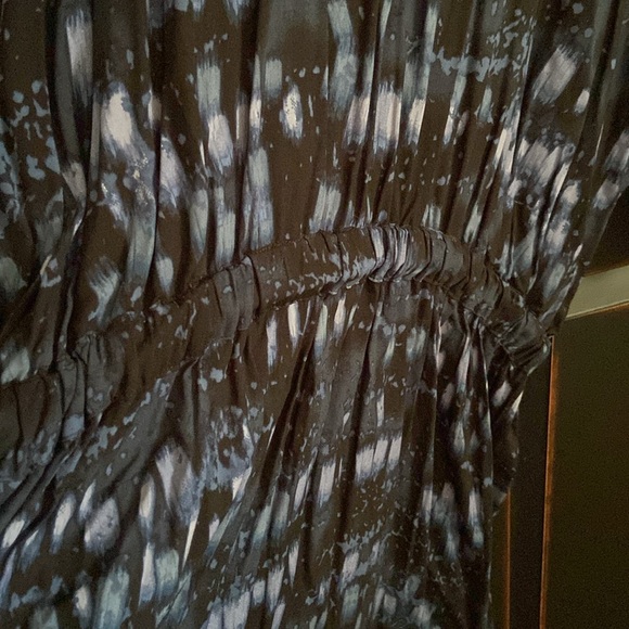 3X Melissa McCarthy Rhythm Blues Maxi Dress with Drawstring Tie Belt - Picture 16 of 17